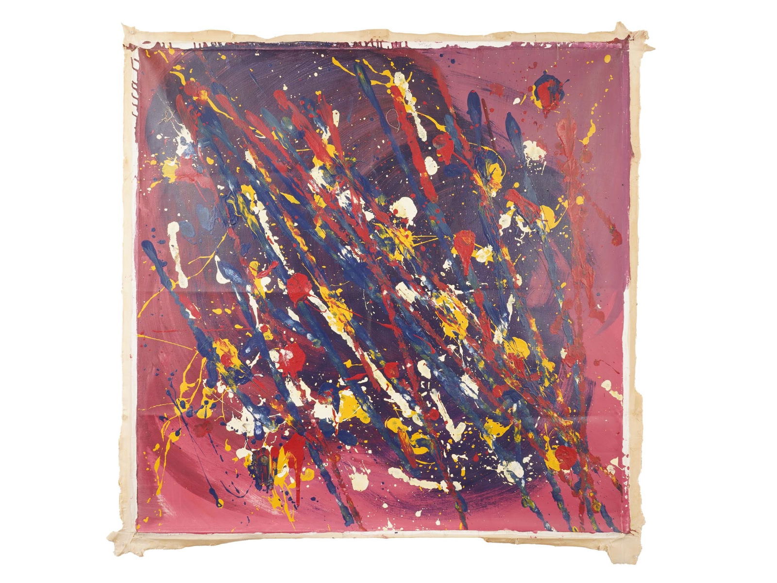 ATTR TO JOHN ANDREW PERELLO ABSTRACT AMERICAN PAINTING (1 of 6)