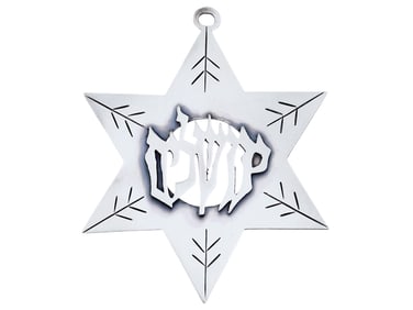 ISRAELI STERLING SILVER MAGEN DAVID PENDANT
