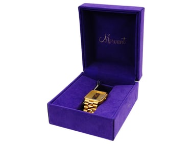 VINTAGE MORVANT MENS SWISS QUARTZ WATCH IN CASE