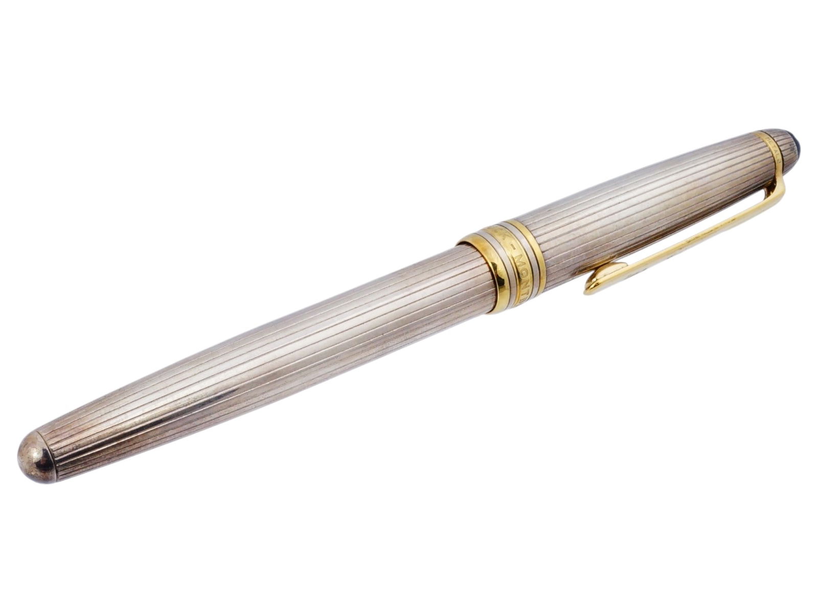 MONTBLANC MEISTERSTUCK SOLITAIRE SILVER FOUNTAIN PEN (1 of 13)