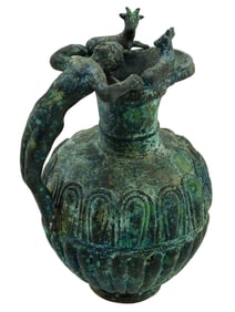 ANTIQUE GRAND TOUR ROMAN MANNER BRONZE VASE