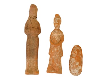ANCIENT CHINESE HAN DYNASTY TERACOTTA FIGURINES