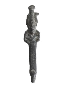 ANCIENT EGYPTIAN LATE PERIOD BRONZE STATUE OF OSIRIS