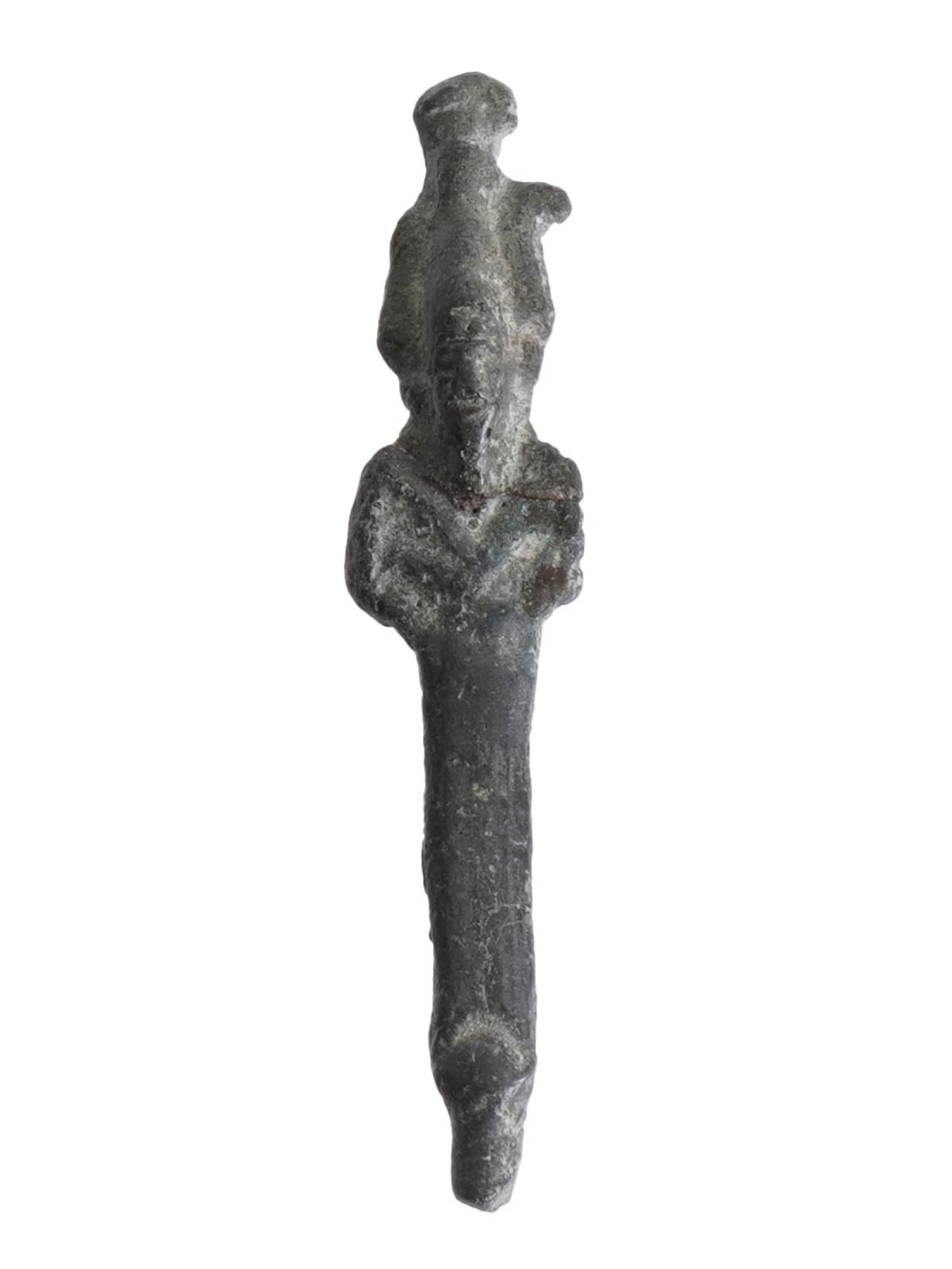 ANCIENT EGYPTIAN LATE PERIOD BRONZE STATUE OF OSIRIS (1 of 3)