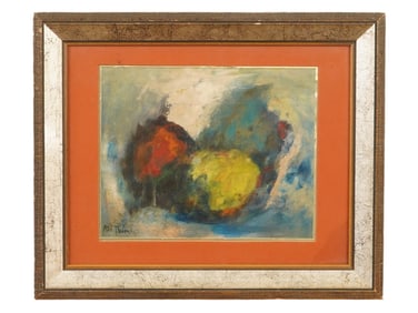 ATTR ALMA THOMAS AMERICAN ABSTRACT OIL PAINTING