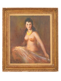 RUSSIAN PAINTING BY KONSTANTIN MAKOVSKY CIRCA 1883