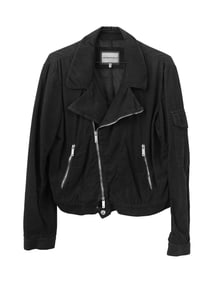 EMPORIO ARMANI BLUE COTTON JACKET BY SIMIN T.