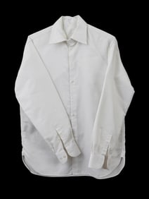 ITALIAN WHITE LONG SLEEVED SHIRT BY GIORGIO ARMANI