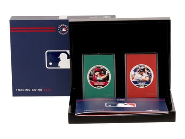 NIUE LTD JUAN SOTO AND CORBIN CARROLL SILVER MLB COINS