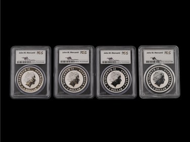 2015 2017 AUSTRALIAN WEDGE TAILED EAGLE SILVER COINS