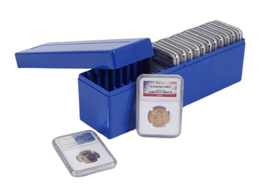 COLLECTION OF U.S. PROOF DOLLAR PF69 ULTRA CAMEO COINS