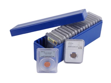 FIRST NEW YORK PENNY VOC DUIT AND LINCOLN CENT COINS