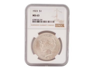 ANTIQUE 1923 AMERICAN MORGAN SILVER DOLLAR