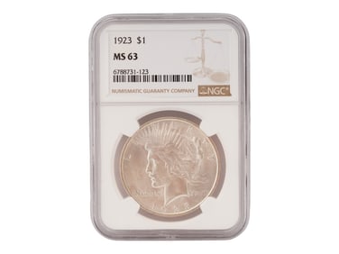 ANTIQUE 1923 AMERICAN MORGAN SILVER DOLLAR