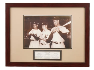 LEGENDS OF THE GAME PHOTO PRINT F BETTMAN ARCHIVES