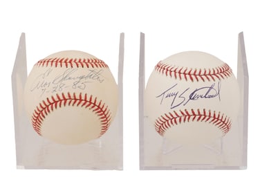 AMERICAN OFFICIAL BASEBALLS SIGNED ENOS SLAUGHTER