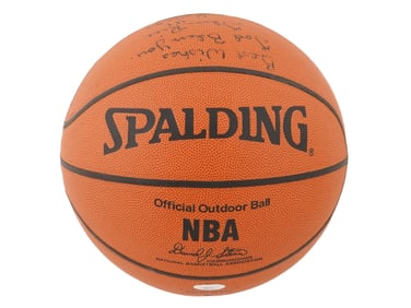 OFFICIAL NBA HAND INSCRIBED AND SIGNED BASKETBALL