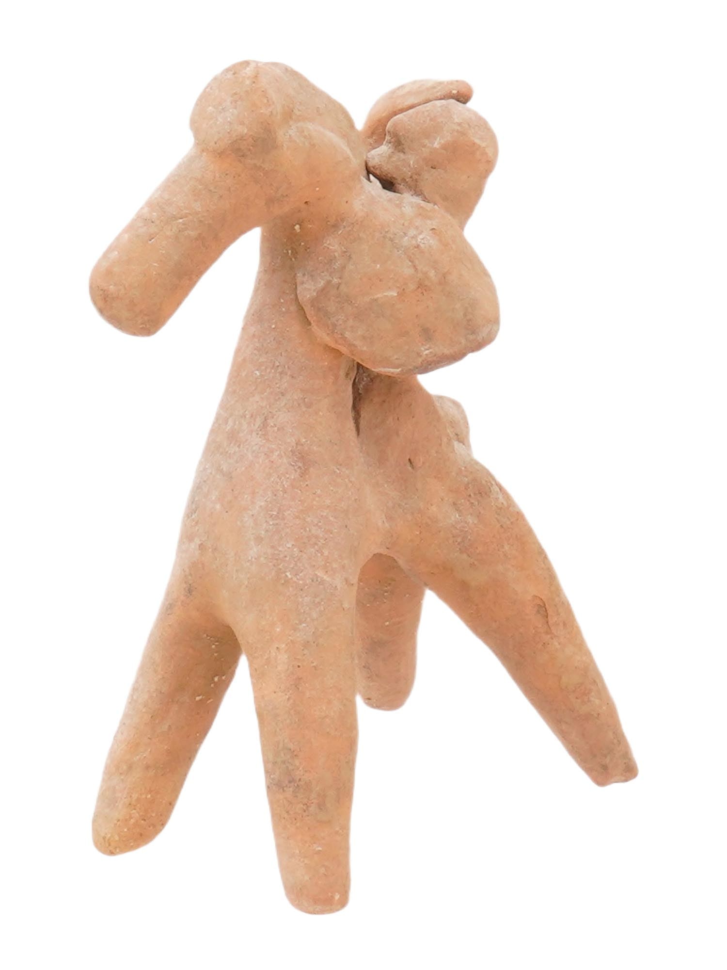 ANCIENT GRECO ROMAN TERRACOTTA HORSE RIDER FIGURINE (1 of 7)