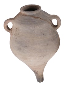 ANCIENT BYZANTINE TERRACOTTA WINE AMPHORA 200 TO 400 AD