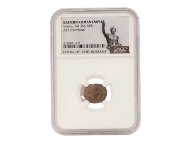 ANCIENT EASTERN ROMAN EMPIRE VALENS BRONZE COIN