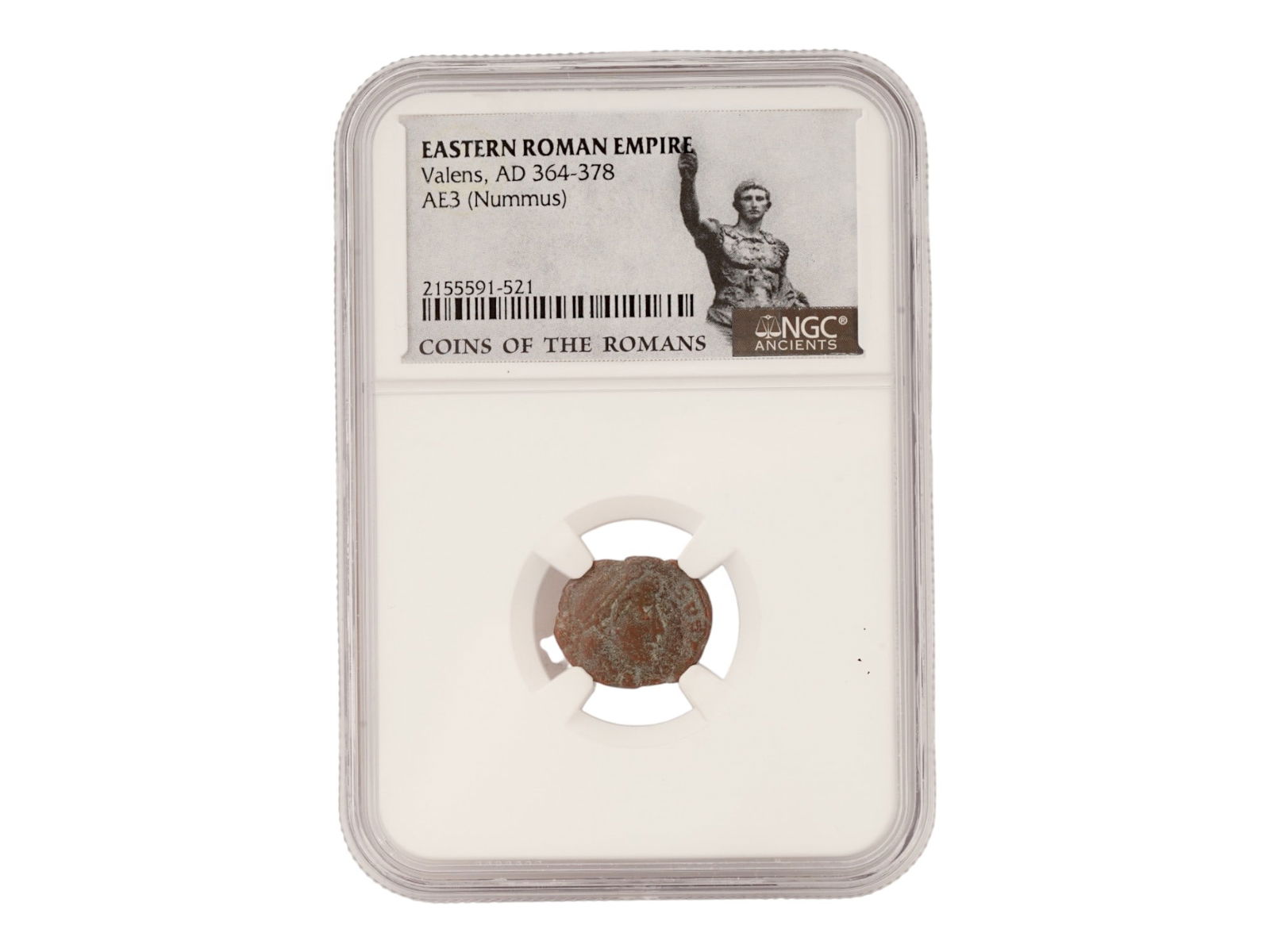 ANCIENT EASTERN ROMAN EMPIRE VALENS BRONZE COIN (1 of 6)