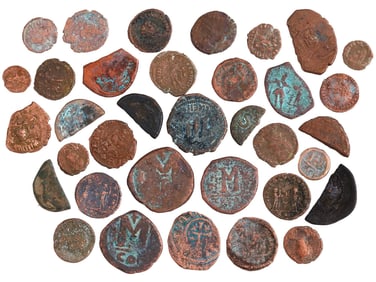 ANCIENT BYZANTINE EASTERN ROMAN EMPIRE NUMMI COINS