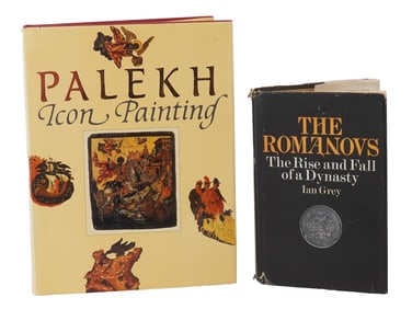 VINTAGE BOOKS RUSSIAN HISTORY AND PALEKH PAINTING