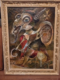 NIKOLAY MANUYLOV KUK RUSSIAN SURREALIST OIL PAINTING