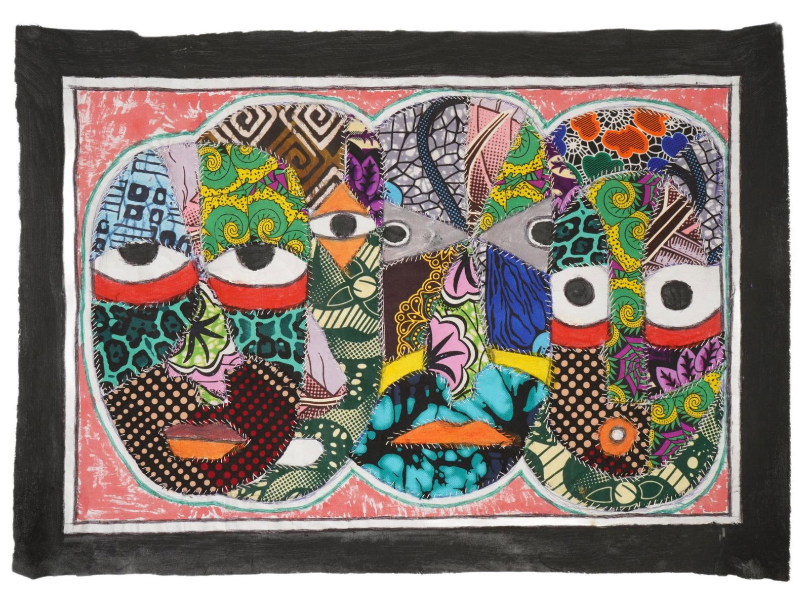 KAYODE BURAIMOH NIGERIAN MIXED MEDIA ARTWORK (1 of 5)