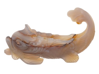 RUSSIAN AGATE CAVIAR HOLDER W GOLD AND GEMSTONES