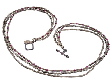 AMERICAN ST SILVER NECKLACE BY SATYA JEWELRY