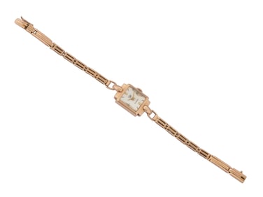 RUSSIAN SOVIET ZARYA GOLD WRIST WATCH