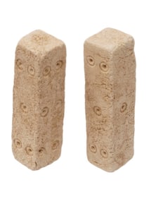PAIR OF ANCIENT ROMAN EMPIRE STONE DICE