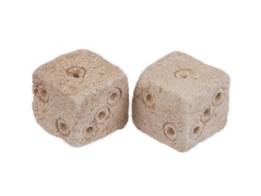 PAIR OF ANCIENT ROMAN EMPIRE STONE DICE