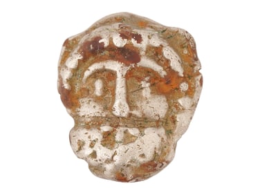 ANCIENT ROMAN SILVER DOUBLE HEADED JANUS AMULET