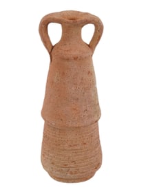 ANCIENT BYZANTINE EMPIRE TERRACOTTA WINE AMPHORA