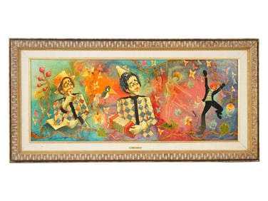 VINTAGE AMERICAN OIL PAINTING BY TIBOR DAVID