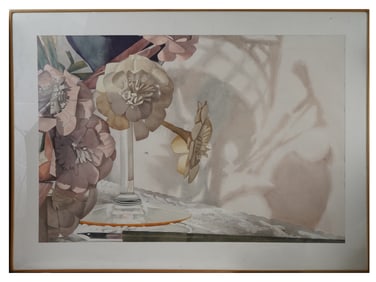 AMERICAN STILL LIFE WATERCOLOR PAINTING BY BOB PAIGE