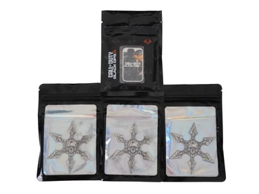 LOT OF CALL OF DUTY BAR AND PANDEMONIUM SILVER STARS