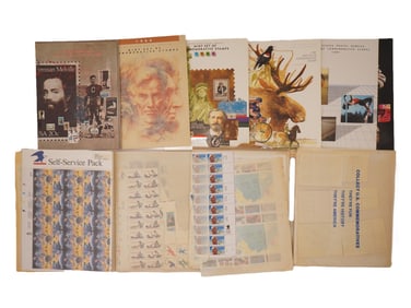 UNITED STATES POSTAL SERVICE POSTAGE STAMPS 1980S