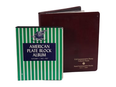 VINTAGE MINKUS PLATE BLOCK ALBUM STAMP COLLECTOR PANELS