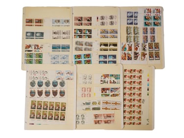VINTAGE AMERICAN POSTAGE STAMPS CA MID TO LATE 20TH C