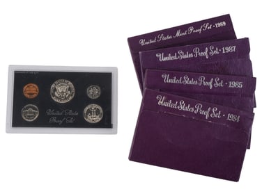 VINTAGE AMERICAN SILVER ANNUAL COIN SET 1971