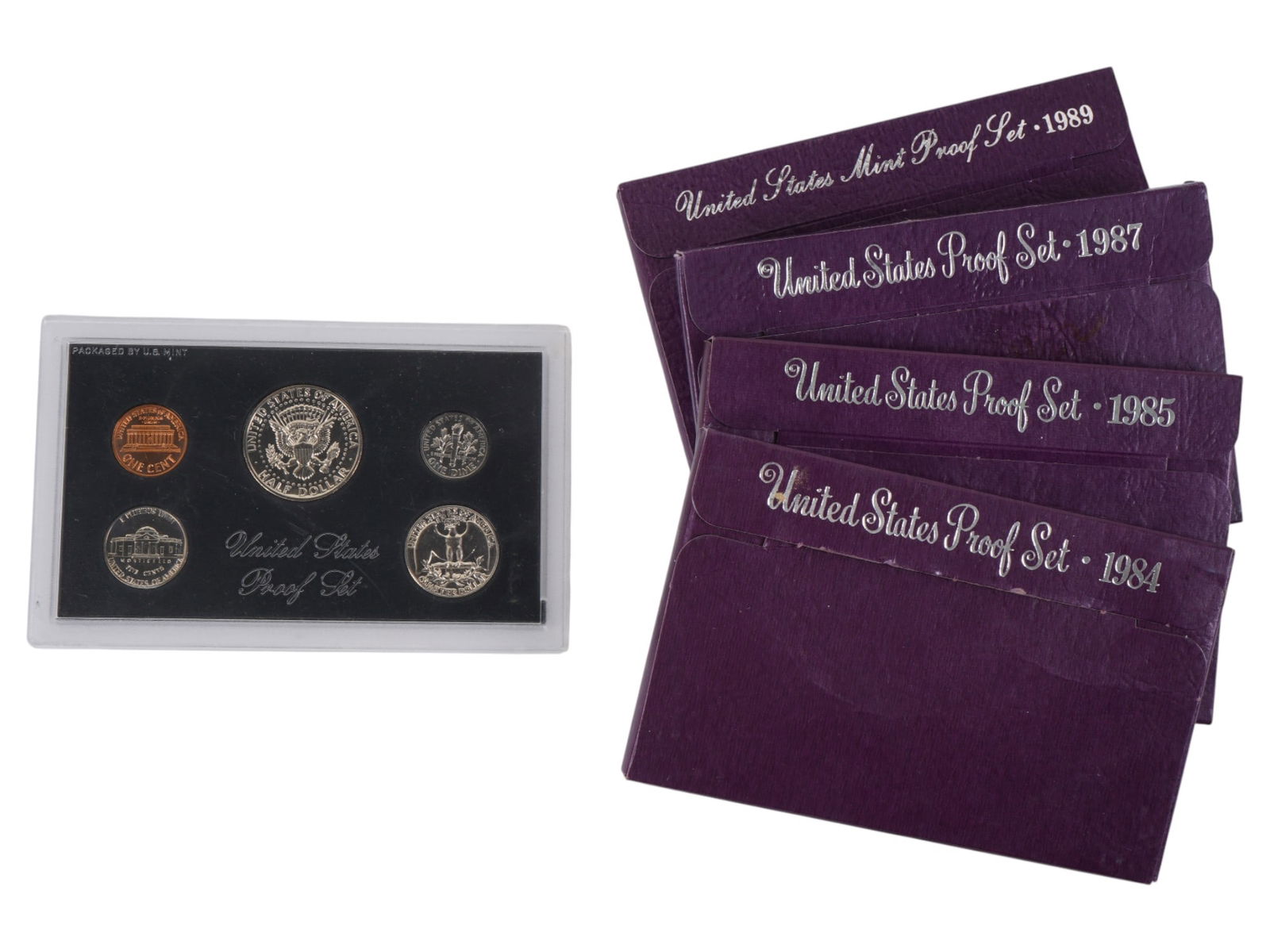 VINTAGE AMERICAN SILVER ANNUAL COIN SET 1971 (1 of 2)