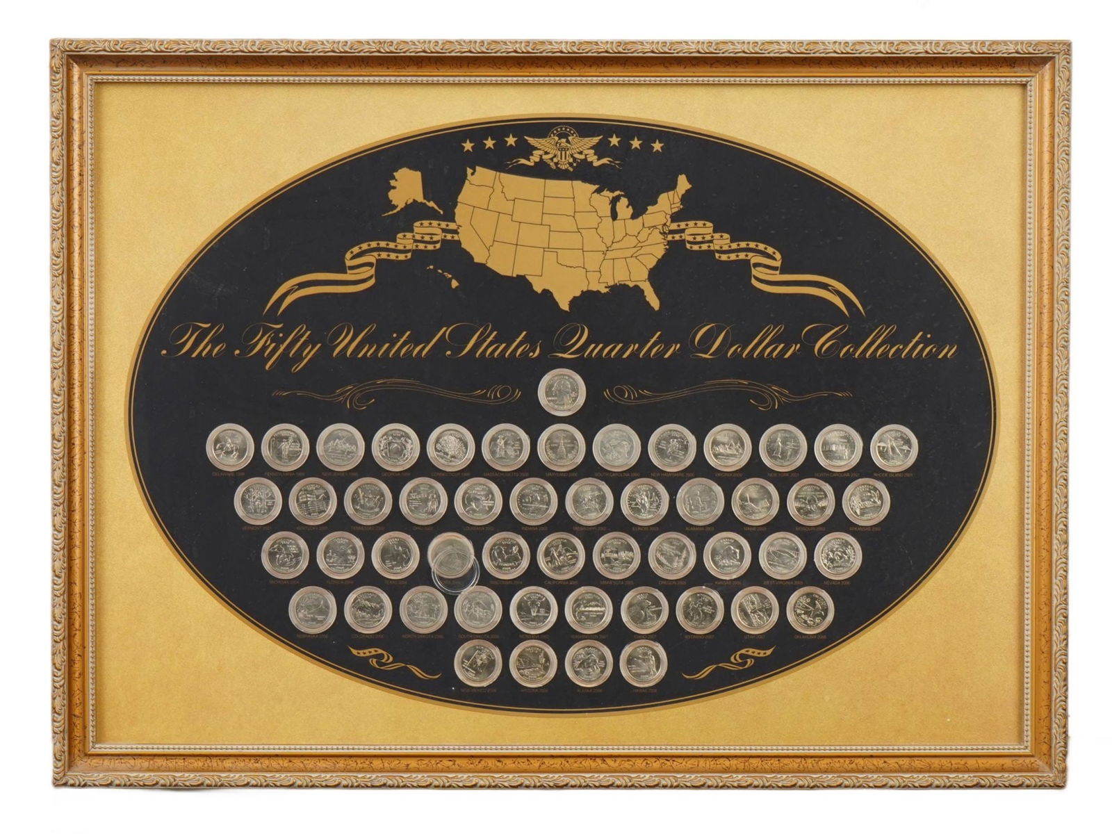 50 UNITED STATES QUARTER DOLLAR COLLECTION OF COINS (1 of 6)