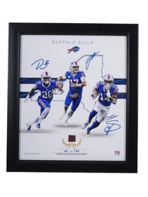 LTD AMERICAN BUFFALO BILLS PHOTO AUTOGRAPHED BY PLAYERS