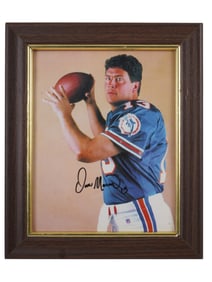VINTAGE AMERICAN AUTOGRAPHED DAN MARINO SPORTS PHOTO
