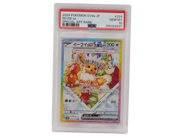 2024 POKEMON SV8A JP EVEE EX 224 PSA 10