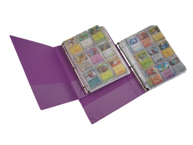 TWO COLLECTORS ALBUMS OF POKEMON TRADING CARDS