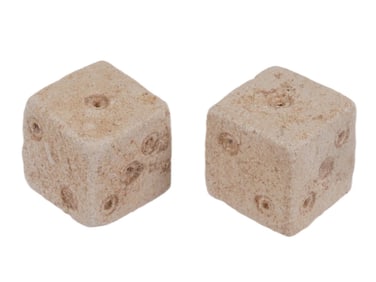 PAIR OF ANCIENT ROMAN EMPIRE STONE DICE
